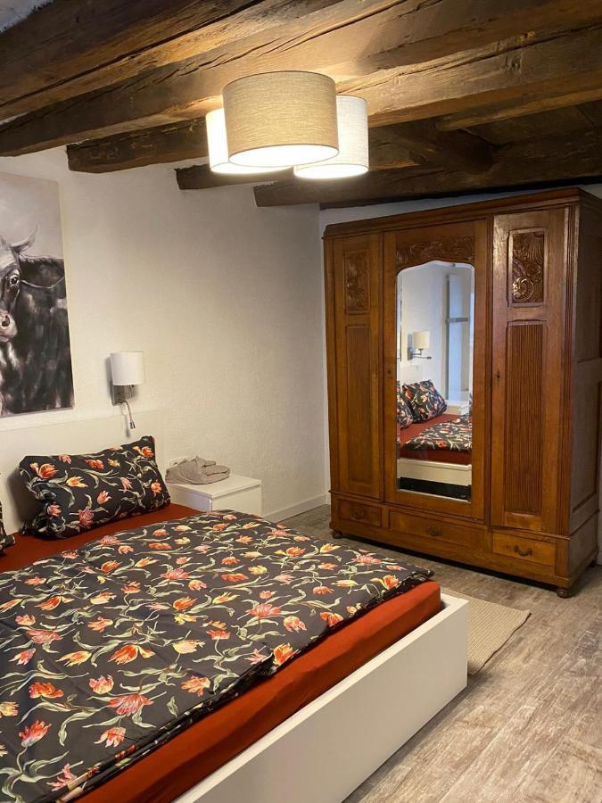 Schoene Ferienwohnung Gewoelbekeller Fachwerkhaus 巴哈拉赫 外观 照片